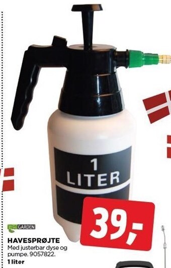 jem & fix Havesprøjte tilbud