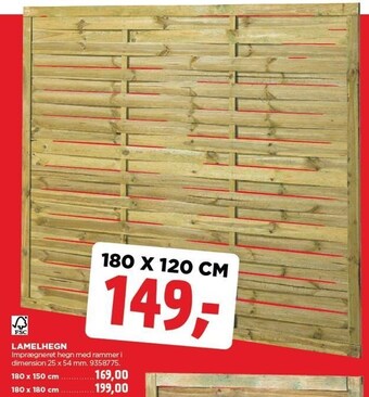 jem & fix Lamelhegn tilbud