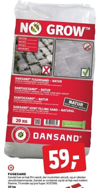 jem & fix Fugesand tilbud
