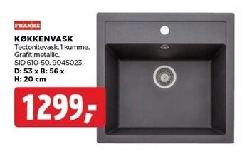 Franke køkkenvask