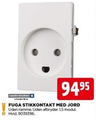 Fuga stikkontakt med jord