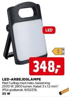 Led-arbejdslampe