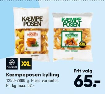 Kæmpeposen Kylling