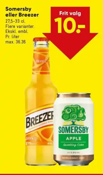 Somerby eller Breezer