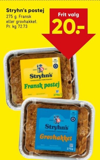 Bilka Stryhn's Postej tilbud