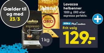 Bilka Lavazza Helbønner tilbud