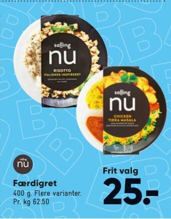 Bilka Færdigret tilbud