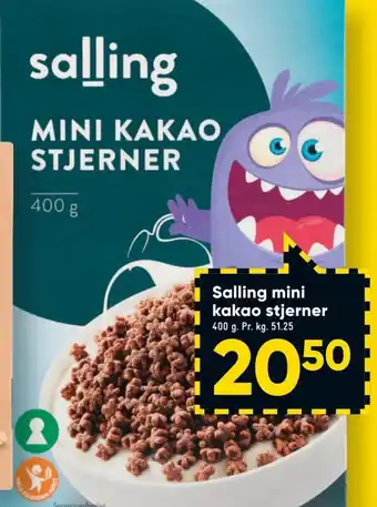 Salling Mini Kakao Stjerner
