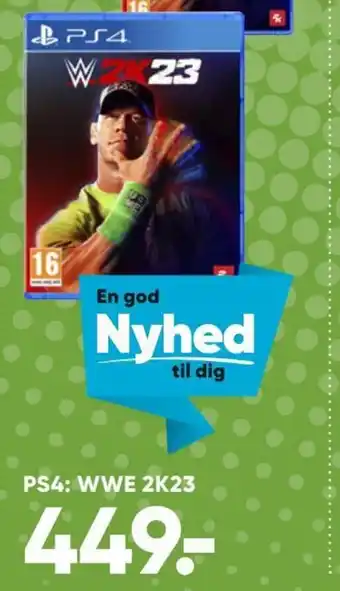 Bilka PS4: WWE 2K23 tilbud
