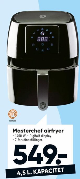 Bilka Masterchef Airfryer tilbud