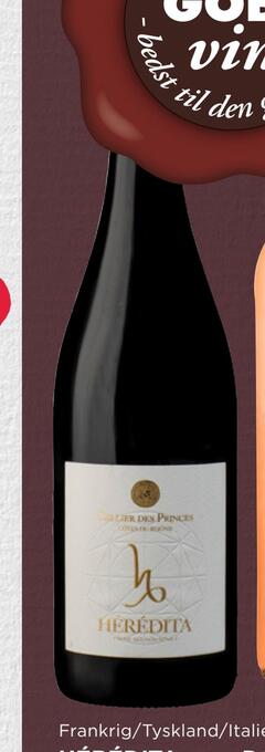 MENY Hérédita côtes du rhône 2020 tilbud