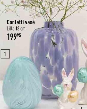 Imerco Confetti vase tilbud