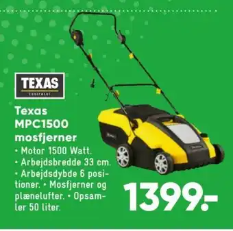 Bilka Texas MPC1500 Mosfjerner tilbud