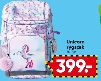 Bilka Unicorn Rygsæk tilbud