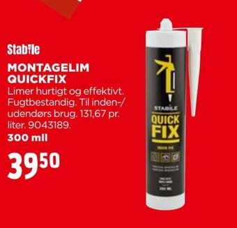 jem & fix Montagelim quickfix tilbud