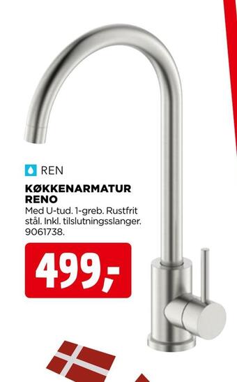 jem & fix Køkkenarmatur reno tilbud