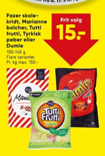 Bilka Marianne bolsjer tilbud