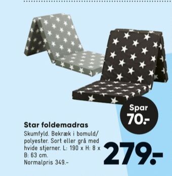 Bilka Ukendt foldemadras tilbud