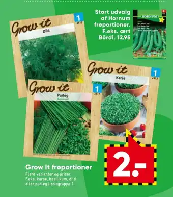 Bilka Grow it frø tilbud