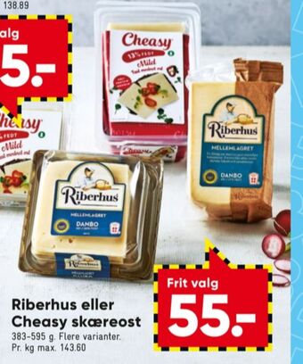 Riberhus skæreost danbo mellemlagret