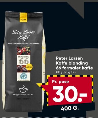 Bilka Blanding 66 kaffe formalet tilbud