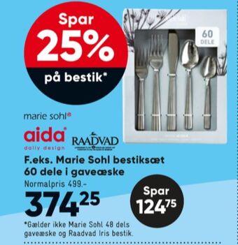 Bilka Marie sohl bestik tilbud