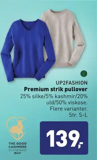 ALDI Up2Fashion Premium Strik Pullover tilbud