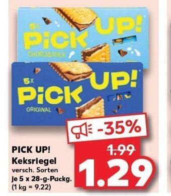 Kaufland Pick Up! Keksriegel tilbud