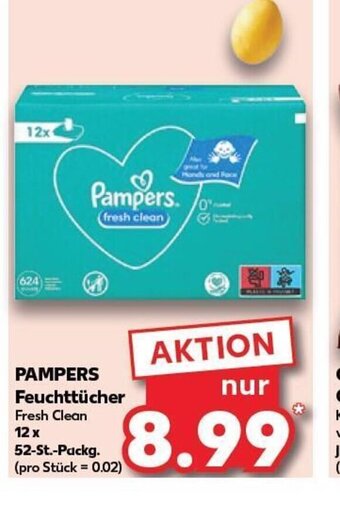 Kaufland DE Pampers Feuchttücher tilbud