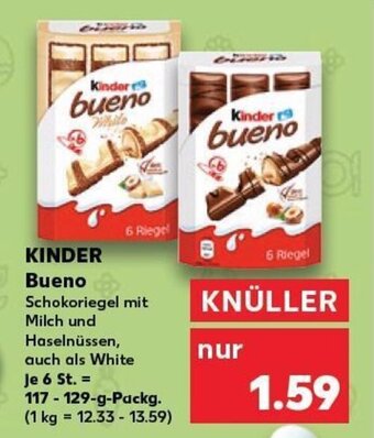 Kaufland Kinder Bueno tilbud