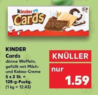 Kaufland Kinder Cards tilbud