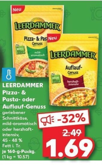 Kaufland Leerdammer Pizza- & Pasta- Oder Auflauf-Genuss tilbud