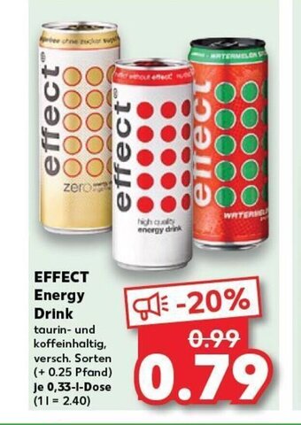 Kaufland DE Effect Energy Drink tilbud