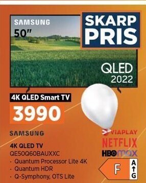 Power 4k qled tv tilbud