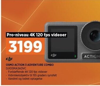 Power Osmo action 3 adventure combo tilbud