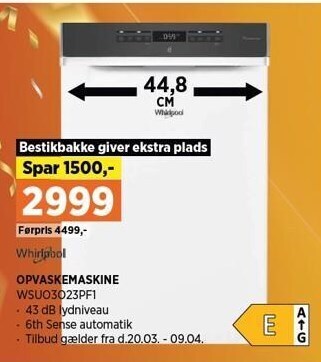 Power Opvaskemaskine tilbud
