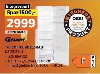 Køleskab