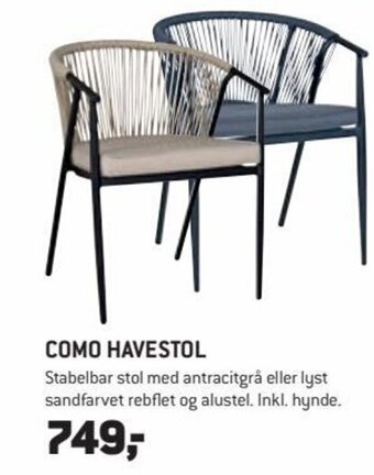 XL-BYG Como Havestol tilbud