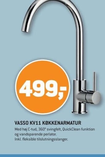 XL-BYG Vasso KV11 Køkkenarmatur tilbud