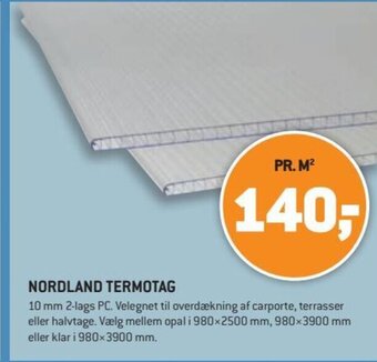 XL-BYG Nordland Termotag tilbud