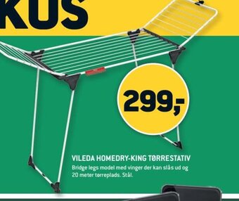 XL-BYG Vileda Homedry-King Tørrestativ tilbud