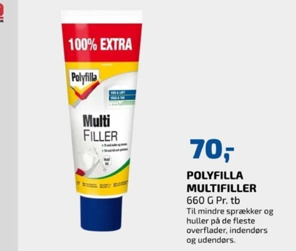 Polyfilla Multifiller tilbud hos Davidsen