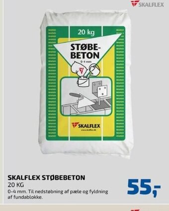 Davidsen Skalflex Støbebeton tilbud
