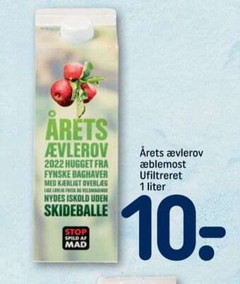 REMA 1000 Ukendt æblemost tilbud