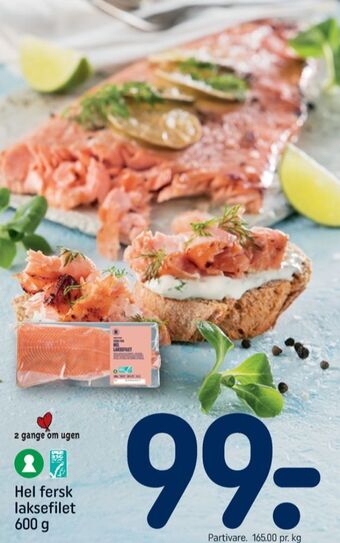 REMA 1000 Rema 1000 laksefilet tilbud