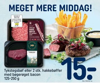 REMA 1000 Rema 1000 hakkebøffer tilbud