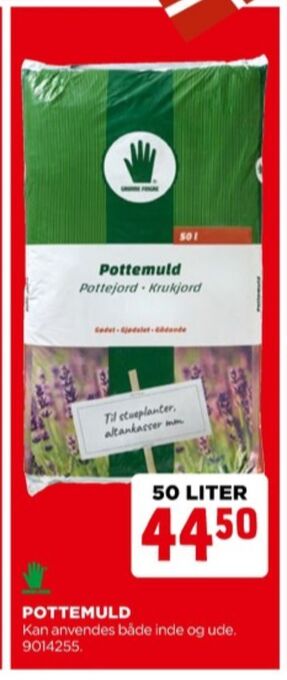 Grønne fingre pottemuld
