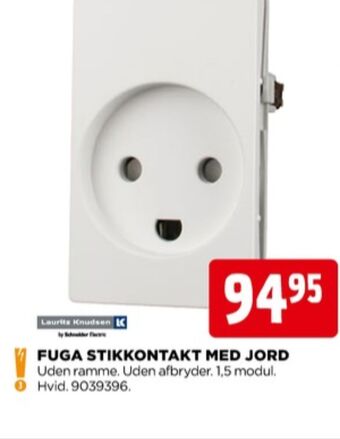 jem & fix Fuga stikkontakt tilbud
