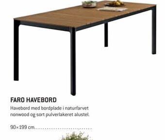 XL-BYG Faro Havebord tilbud