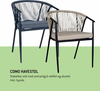 XL-BYG Como Havestol tilbud